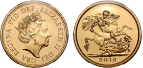 MS70 DPL | Elizabeth II 2016 gold proof Five Pounds