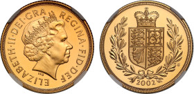 PF69 UCAM | Elizabeth II 2002 gold proof Sovereign