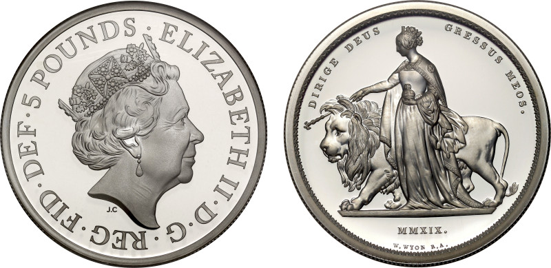 PF69 UCAM | Elizabeth II 2019 silver 2oz Una and the Lion

Elizabeth II (1952-...