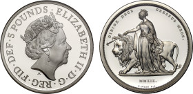 PF69 UCAM | Elizabeth II 2019 silver 2oz Una and the Lion