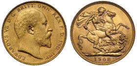 Australia Edward VII 1908-P gold Sovereign