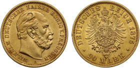 Germany Kingdom of Prussia Wilhelm I 1875 gold 20 Mark