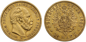 Germany Kingdom of Prussia Wilhelm I 1883 gold 20 Mark