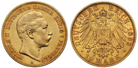 Germany Kingdom of Prussia Wilhelm II 1893 gold 10 Mark