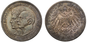 Germany Friedrich II 1914 silver 5 Mark Silver Wedding Anniversary