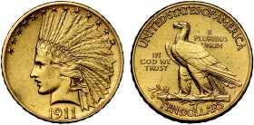 USA 1911-S gold Ten Dollars