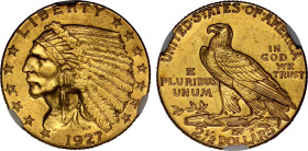 MS61 | USA 1927 gold Two and a Half Dollars