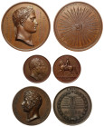 France, Age of Revolution, Bronze Medals (3).