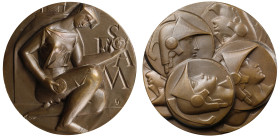 Société Française des Amis de la Médaille, large Bronze Medal.