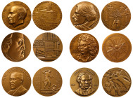 Monnaie de Paris, French Composers, Bronze Medals (6).