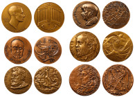 Monnaie de Paris, French Composers, Bronze Medals (6).