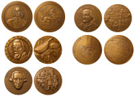 Monnaie de Paris, Italian Composers, Bronze Medals (5).