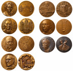 Monnaie de Paris, European Composers, Bronze Medals (7).