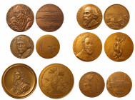 Monnaie de Paris, Artists, Bronze and Copper Medals (6).