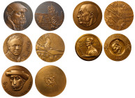 Monnaie de Paris, Artists, Bronze and Copper Medals (5).
