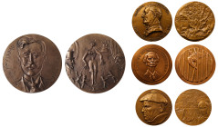 Monnaie de Paris, The Arts, Bronze Medals (4).