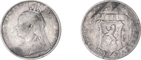 Cyprus. Victoria, 1837-1901. 4 1/2 Piastres, 1901, Royal mint, 2.77g (KM5; Fitikides 41).

About fine.