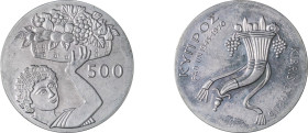 Cyprus. Republic, 1960-1977. AR Proof 500 Mils, 1970 F.A.O, 22.88g (KM43; Fitikides 151P).

Marks in field otherwise an uncirculated proof.