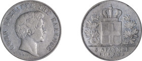 Greece. King Otto, 1832-1862. 5 Drachmai, 1833A, First Type, Paris mint, 22.29g (KM20; Divo 10b; Dav. 115).

Very fine.