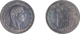 Greece. Crete. Prince George, 1898-1906. 50 Lepta, 1901, Paris mint, 2.49g (KM6; Divo 133).

Very fine.