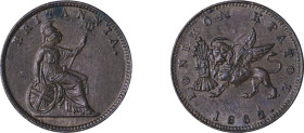 Greece, Ionian Islands. British Administration, 1809-1863. Lepton, 1862,1.91g (KM34).

Extremely Fine.