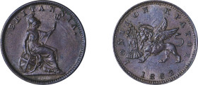 Greece, Ionian Islands. British Administration, 1809-1863. Lepton, 1862,1.86g (KM34).

Uncirculated.