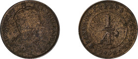 Cyprus. Edward VII, 1901-1910. 1/4 Piastre, 1908, Royal mint, 2.72g (KM8; Fitikides 46).

Good.