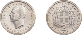 Greece. King Paul, 1947-1964. 2 Drachmai, 1962, Paris mint (KM82; Divo 118d).

Graded MS64 PCGS.