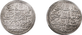 Turkey. Ahmed III, 1703-1730. Zolota, AH1115 (1703), Constantinople mint (KM156).

Graded MS62 PCGS.