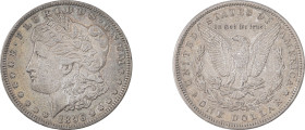 USA. Federal Republic, 1776-. “Morgan” Dollar, 1896, Philadelphia mint (KM150).

Good very fine.