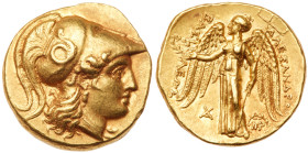 Macedonian Kingdom. Alexander III 'the Great'. Gold Stater (8.55 g), 336-323 BC. EF