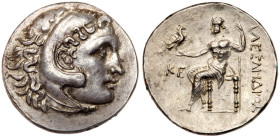 Macedonian Kingdom. Alexander III 'the Great'. Silver Tetradrachm (14.27 g), 336-323 BC. EF