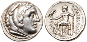 Macedonian Kingdom. Alexander III 'the Great'. Silver Tetradrachm (17.29 g), 336-323 BC. VF