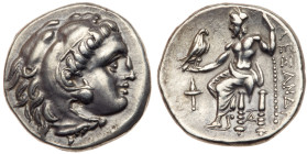 Macedonian Kingdom. Alexander III 'the Great'. Silver Drachm (4.25 g), 336-323 BC. EF