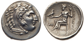 Macedonian Kingdom. Alexander III 'the Great'. Silver Drachm (4.23 g), 336-323 BC. EF
