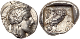 Attica, Athens. Silver Tetradrachm (17.17 g). ca. 454-404 BC