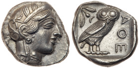 Attica, Athens. Silver Tetradrachm (17.18 g), ca. 454-404 BC. EF
