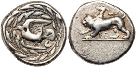 Sikyonia, Sikyon. Silver Stater (12.05 g), ca. 430-400 BC. VF