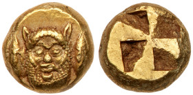 Mysia, Kyzikos. Electrum Hekte (2.66 g), ca. 550-450 BC. EF