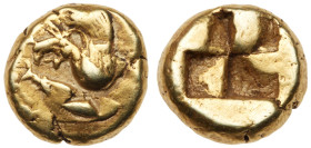 Mysia, Kyzikos. Electrum Hekte (2.66 g), ca. 500-450 BC. VF