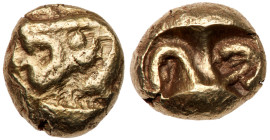 Ionia, Uncertain mint. Electrum Hekte (2.26 g), ca. late 7th-mid 6th century BC.. VF