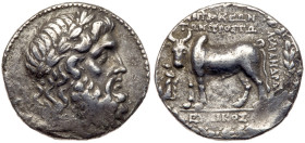 Caria, Antioch on the Maeander. Silver Tetradrachm (13.33 g), mid 2nd century BC.. VF