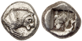 Caria, Mylasa. Silver 1/3 Stater (3.61 g), ca. 520-490 BC. EF