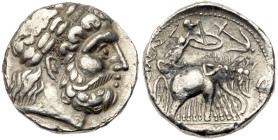 Seleukid Kingdom. Seleukos I Nikator. Silver Tetradrachm (16.84 g), 312-281 BC. VF