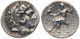 Seleukid Kingdom. Seleukos I Nikator. Silver Tetradrachm (17.06 g), 312-281 BC. VF