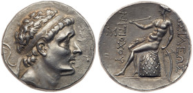 Seleukid Kingdom. Antiochos II Theos. Silver Tetradrachm (17.09 g), 261-246 BC. EF