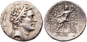 Seleukid Kingdom. Antiochos IV Epiphanes. Silver Tetradrachm (17.06 g), 175-164 BC. VF