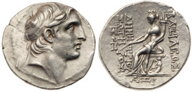Seleukid Kingdom. Demetrios I Soter. Silver Tetradrachm (16.84 g), 162-150 BC. VF