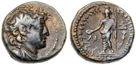 Seleukid Kingdom. Demetrios II Nikator. Æ (5.76 g), second reign, 129-125 BC. VF