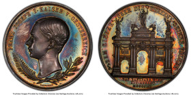 Franz Joseph I silver Specimen "Return of Emperor from Hungary" Medal 1852 SP63 PCGS, Wurzburg-2458, Hauser-627. 50mm. HID09801242017 © 2023 Heritage ...